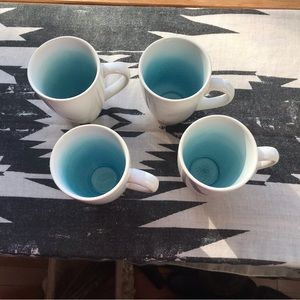 4 Food Network stoneware cups